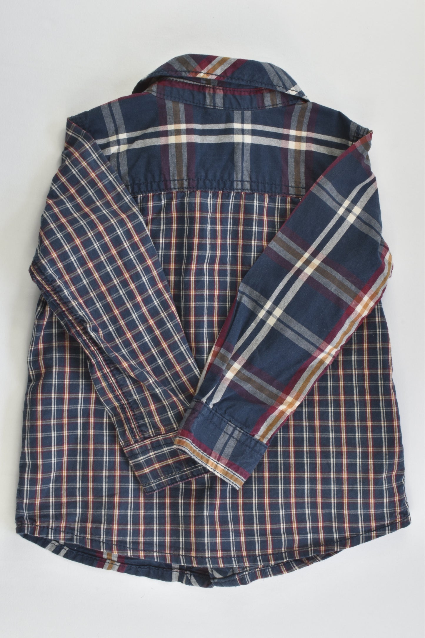 F&F Size 1 (12-18 months) Checked Collared Shirt