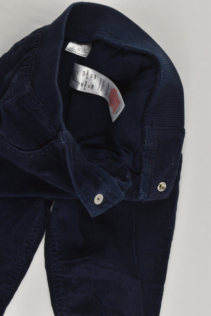 F&F Size 1 (12-18 months) Lined Cord Pants