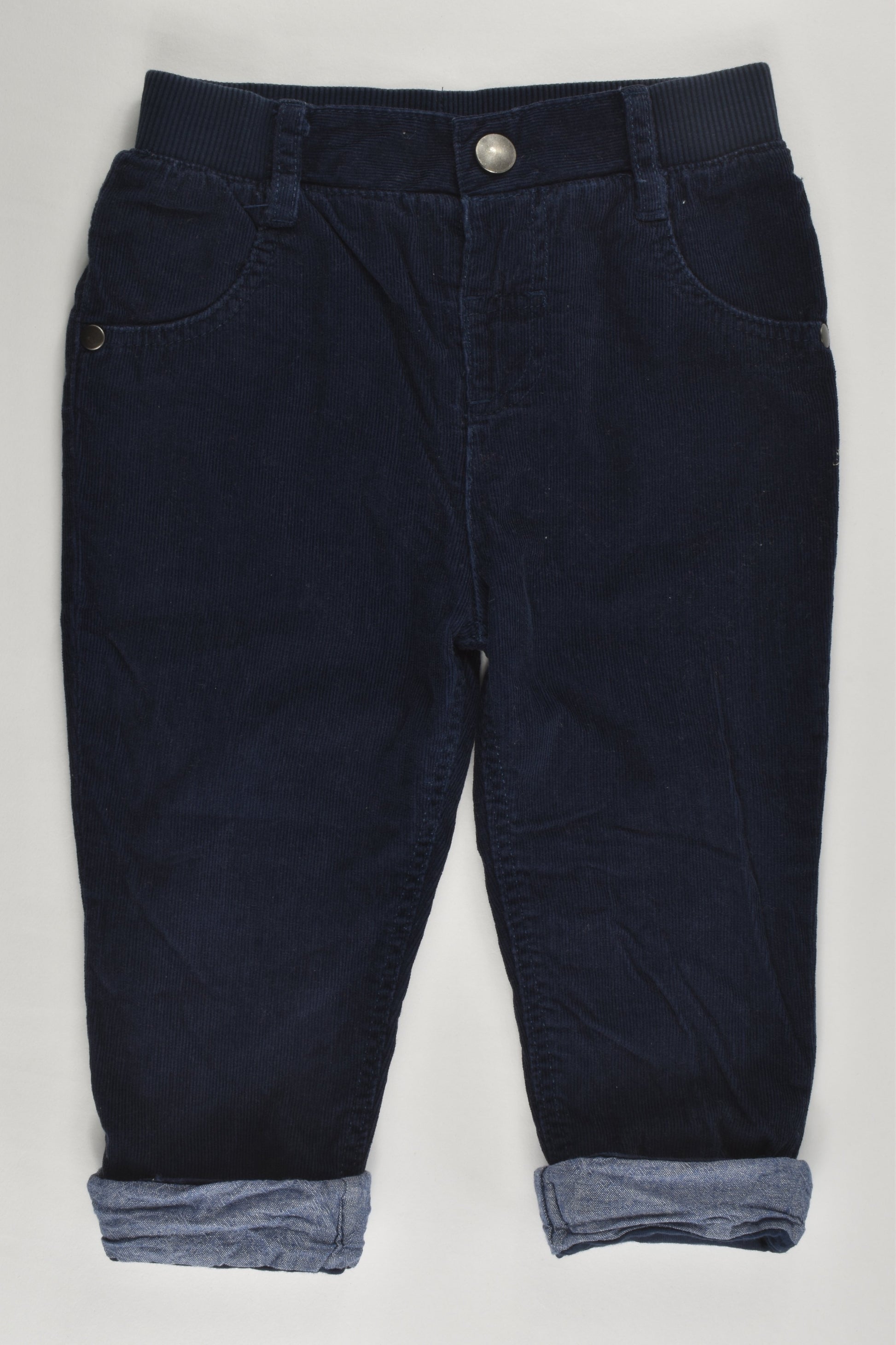 F&F Size 1 (12-18 months) Lined Cord Pants