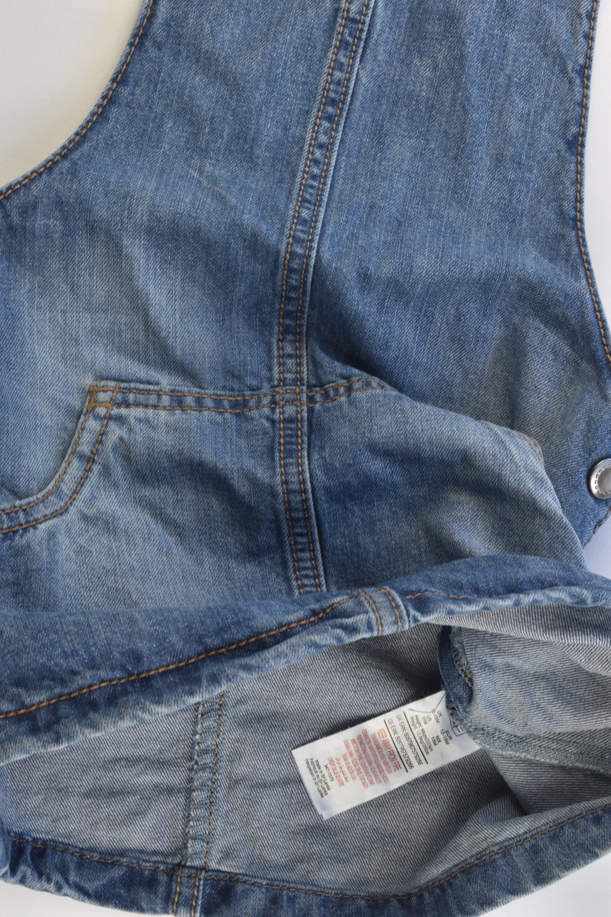 F&F Size 1 (12-18 months) Soft Denim Dress