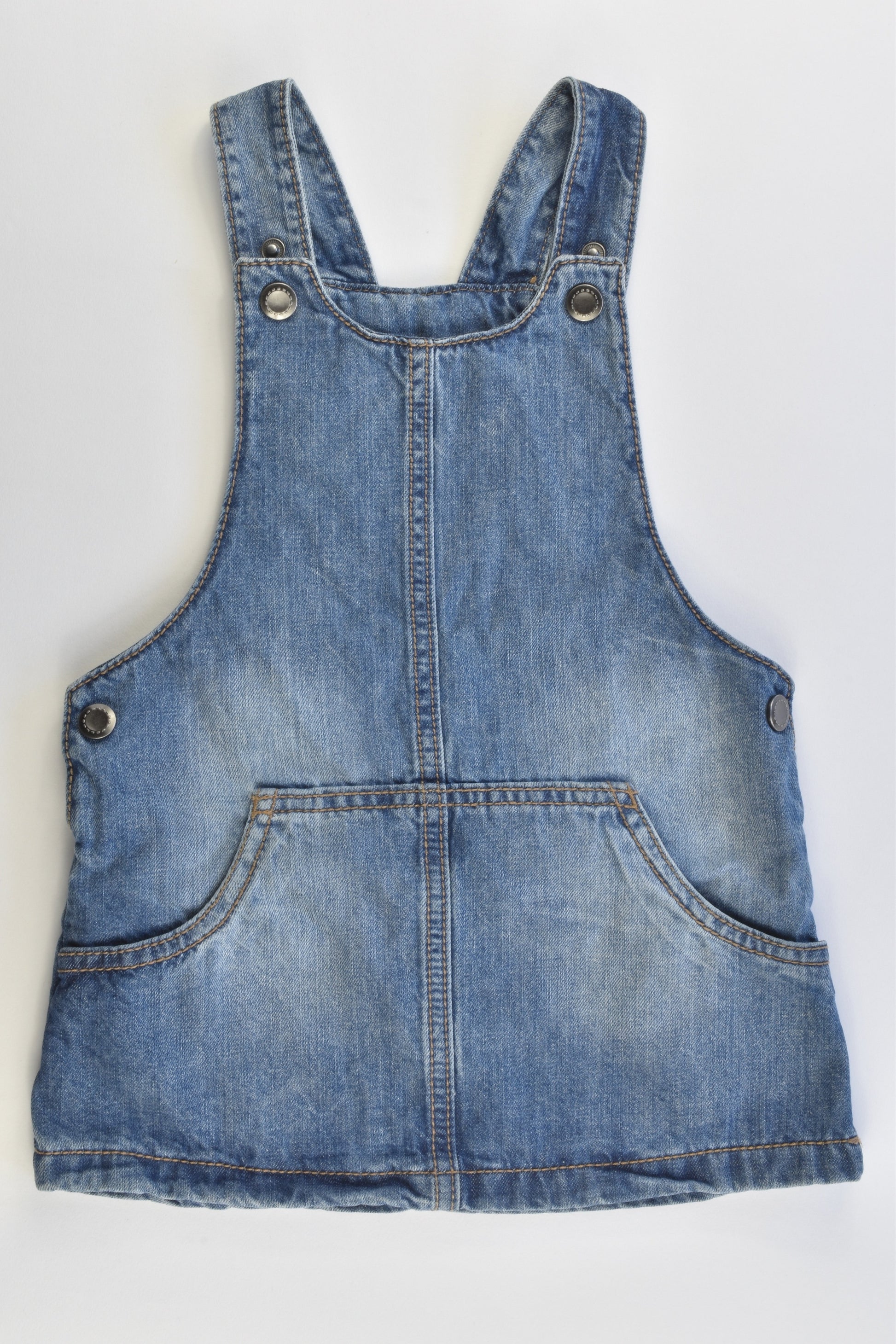 F&F Size 1 (12-18 months) Soft Denim Dress