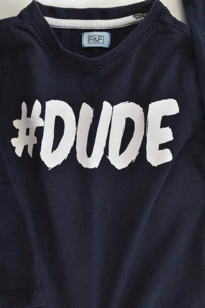 F&F Size 12-18 months (1) # Dude Top