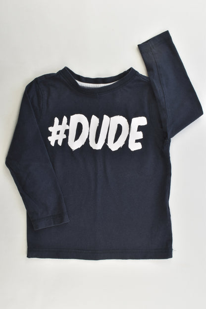 F&F Size 12-18 months (1) # Dude Top