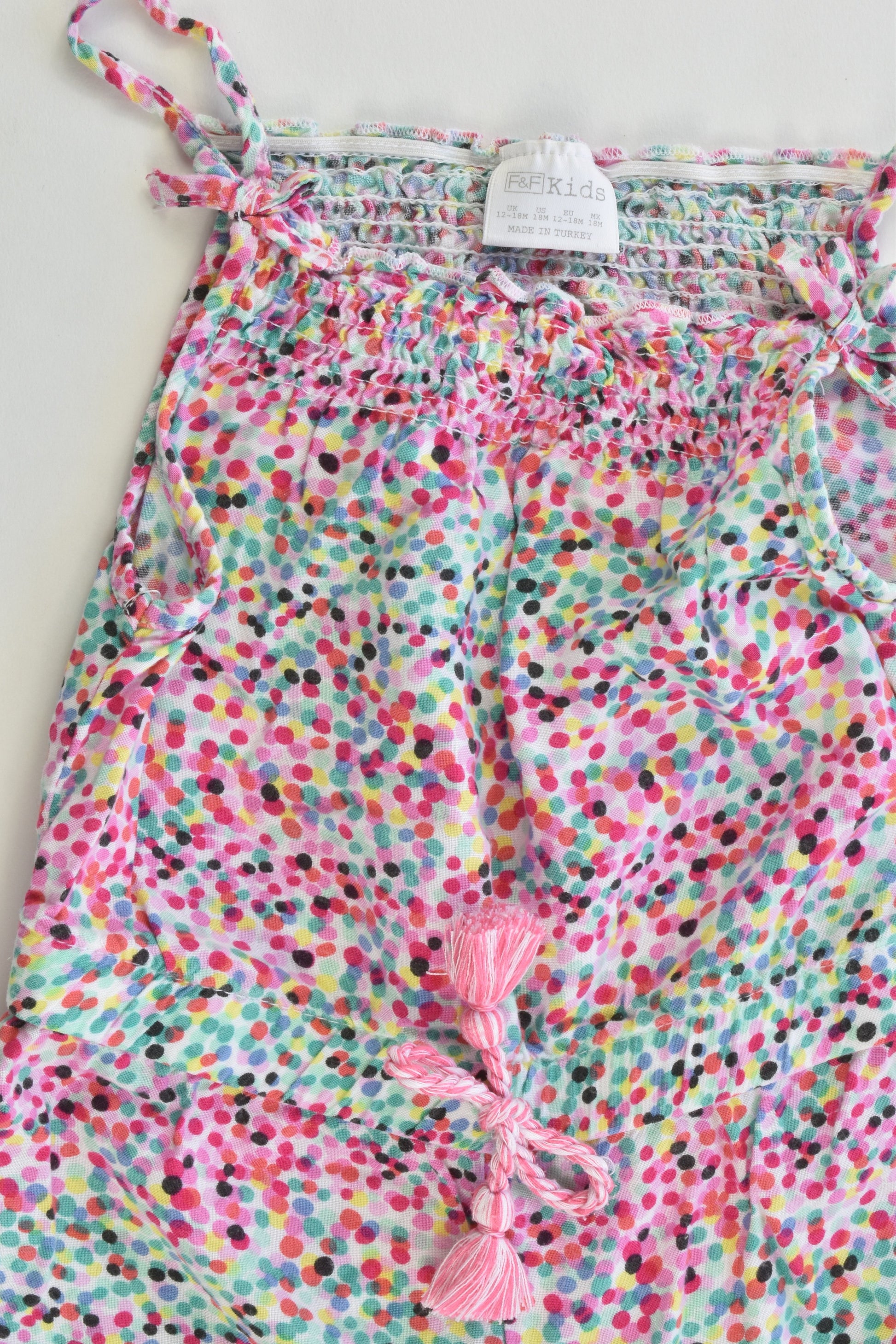 F&F Size 12-18 months Viscose Playsuit