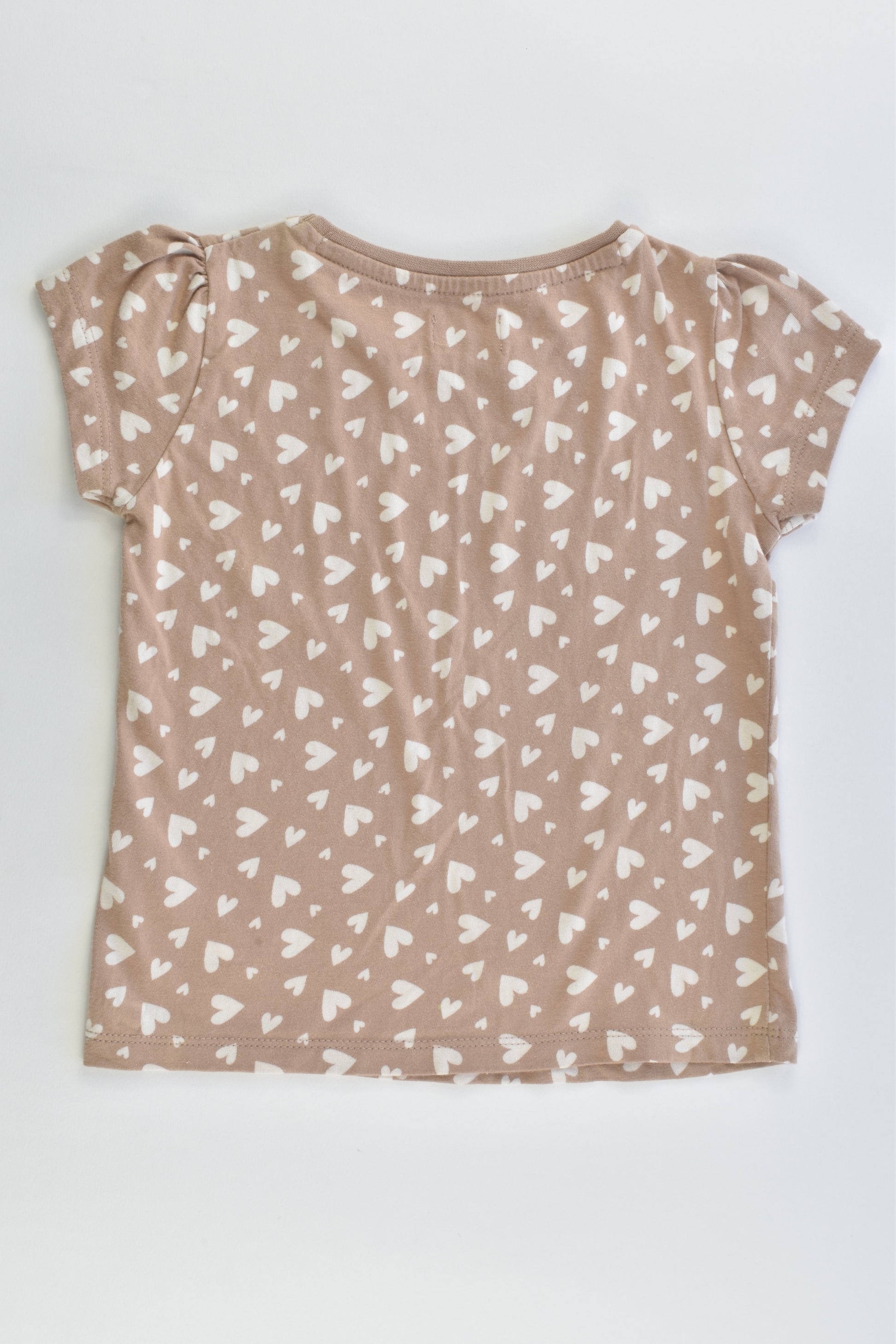 F&F Size 2 (18-24 months, 92 cm) Love Hearts T-shirt