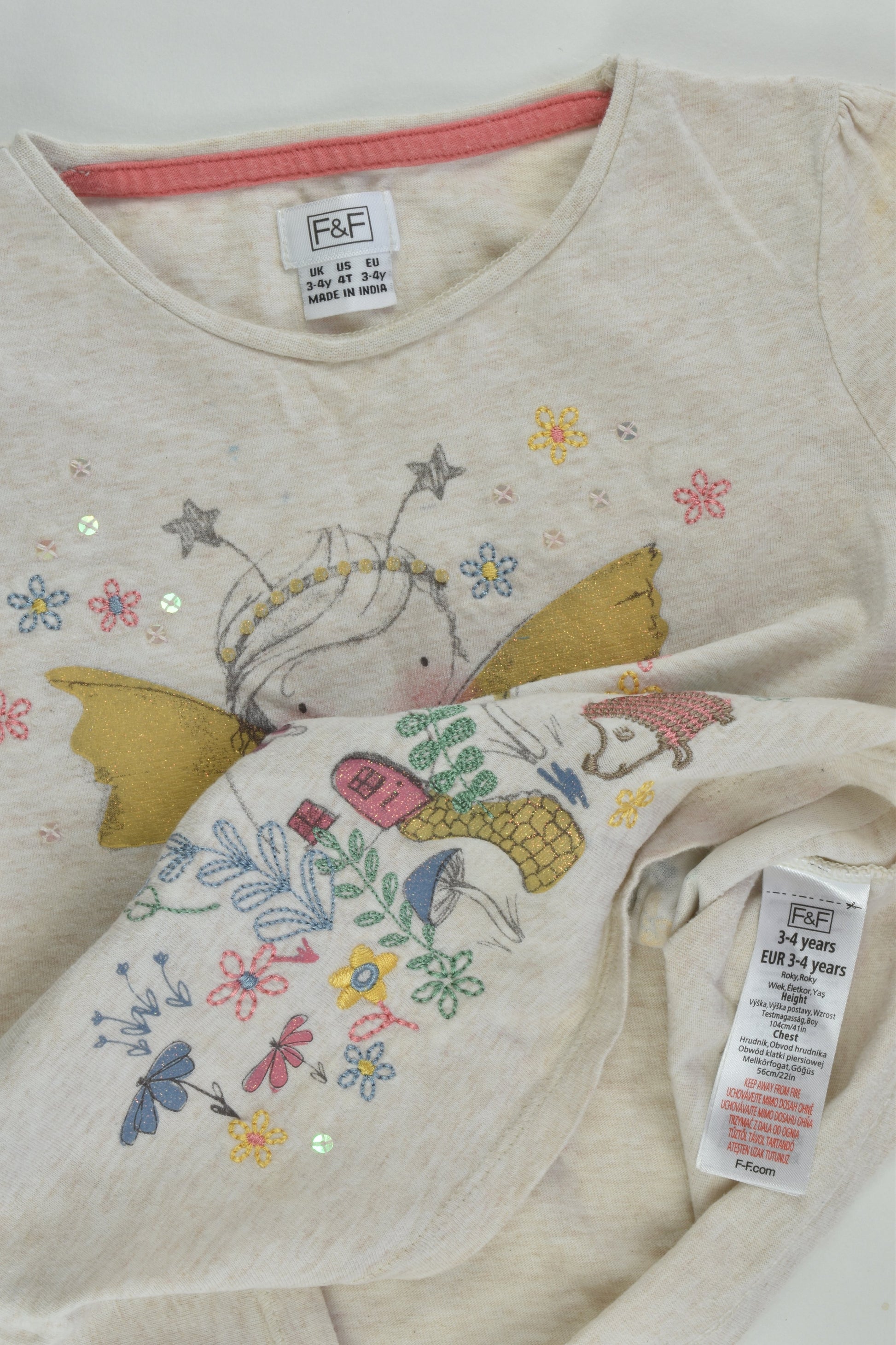 F&F Size 3-4 Fairy Top
