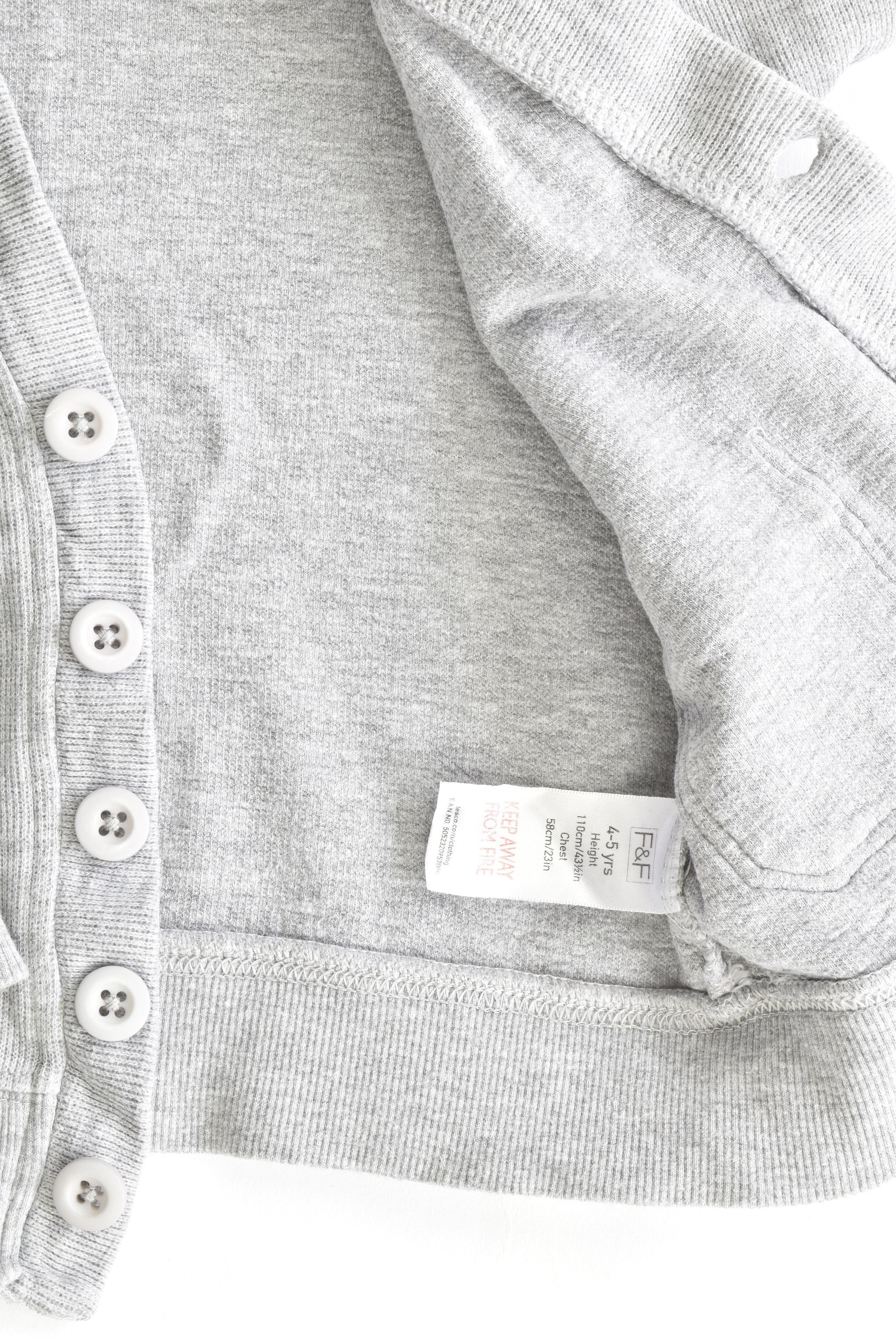 F&F Size 4-5 Cotton Cardigan