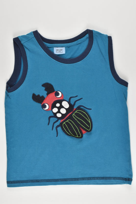 F&F Size 4 Beetle Tank Top