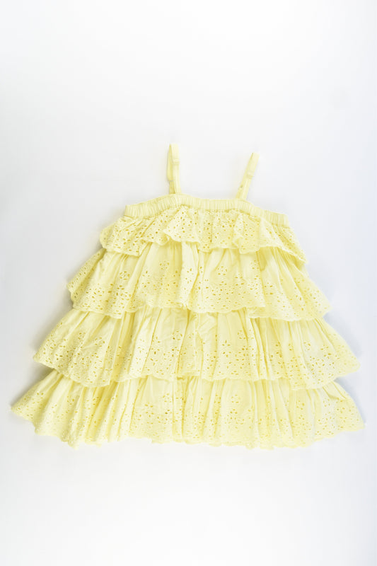 Fiona Scanlan Size 3 Lined Ruffle Lace Dress/Tunic
