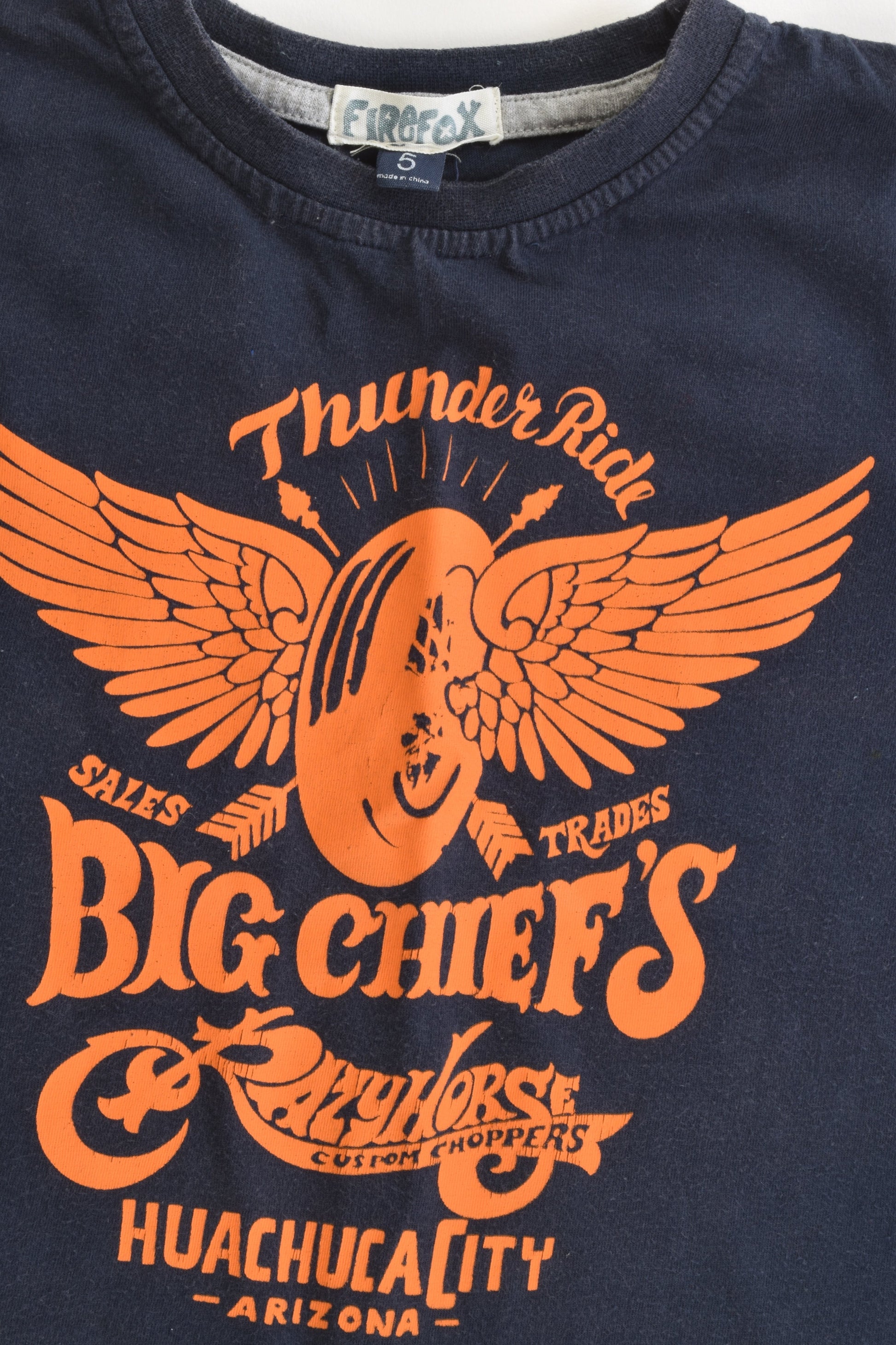 Firefox Size 5 'Thunder Ride' T-shirt
