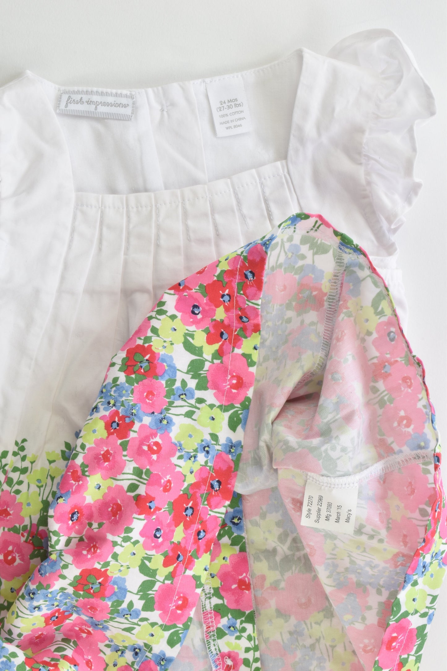 First Impressions Size 1-2 (24 months) Floral Blouse
