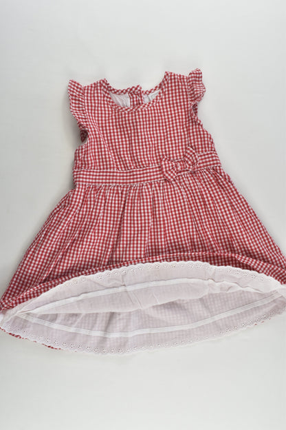 Fix by Lindex Size 0-1 (80 cm) Lined Checked Dress