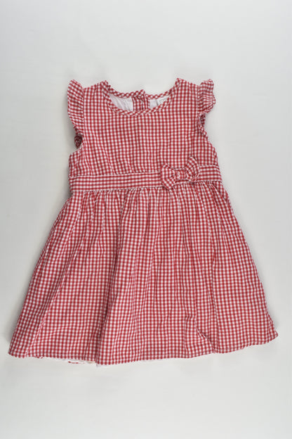 Fix by Lindex Size 0-1 (80 cm) Lined Checked Dress