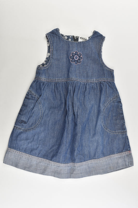 Fix by Lindex (Sweden) Size 2 (92 cm) Lightweight Denim Dress