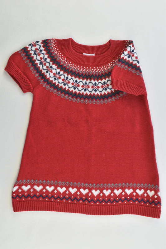 Fix by Lindex (Sweden) Size 68 cm (00) Knitted Dress