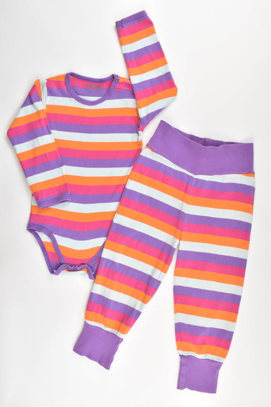 Fixoni Denmark Size 12 months Bodysuit and Pants