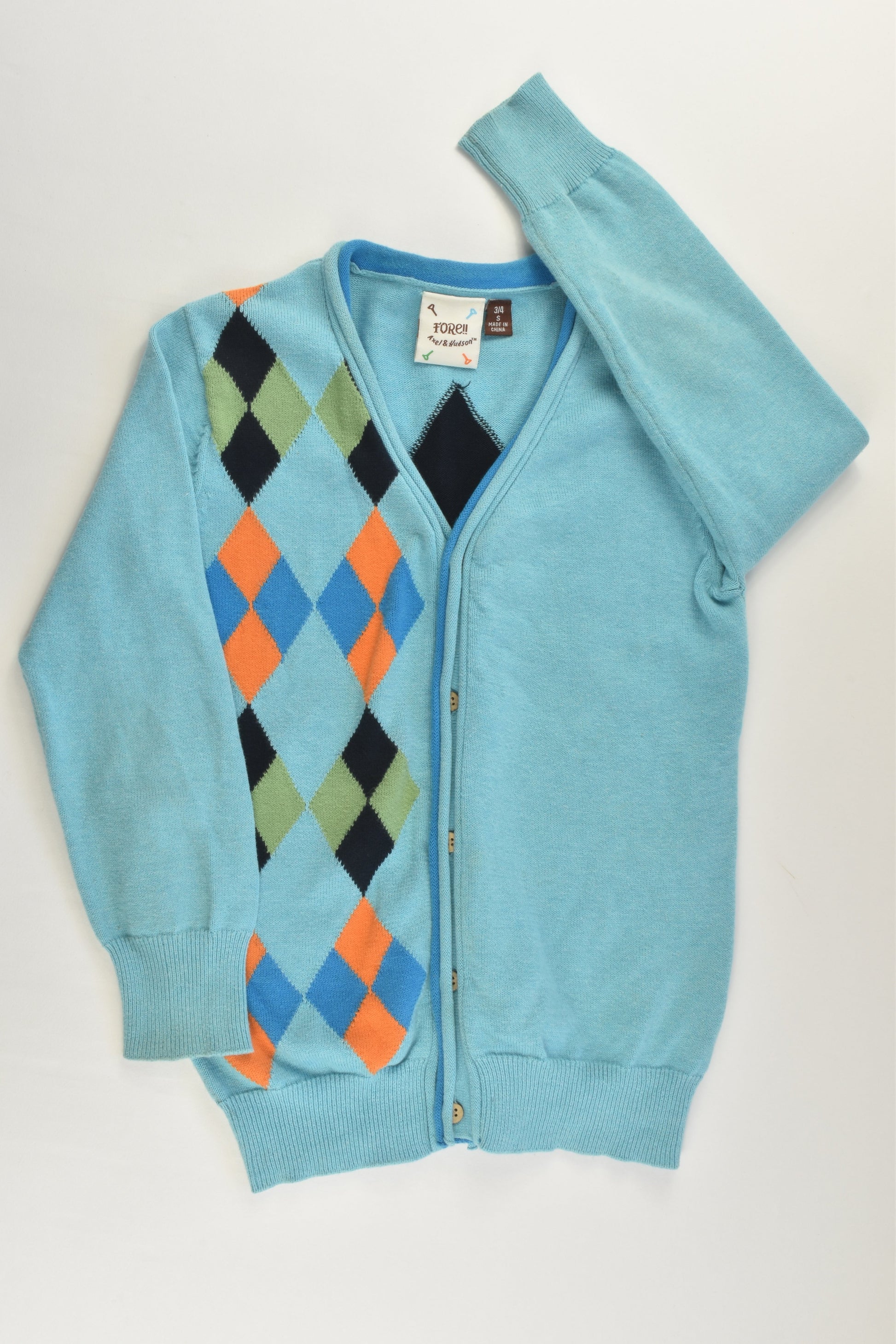 Fore!! Axel & Hudson Size 3/4 Cardigan