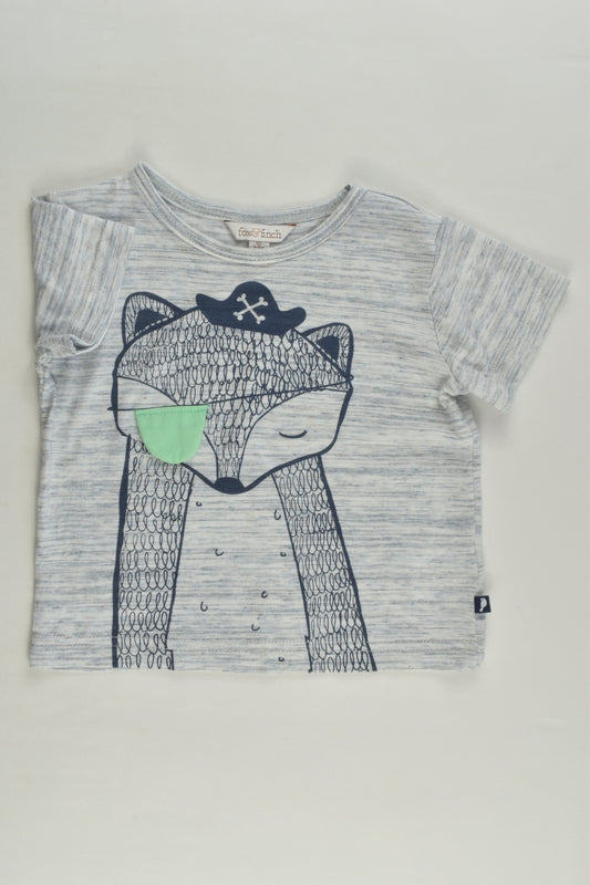 Fox & Finch Size 00 Pirate Fox T-shirt
