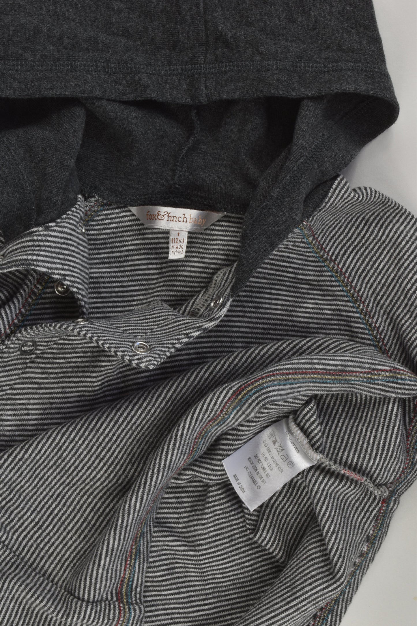 Fox & Finch Size 1 (12 months) Hooded Top