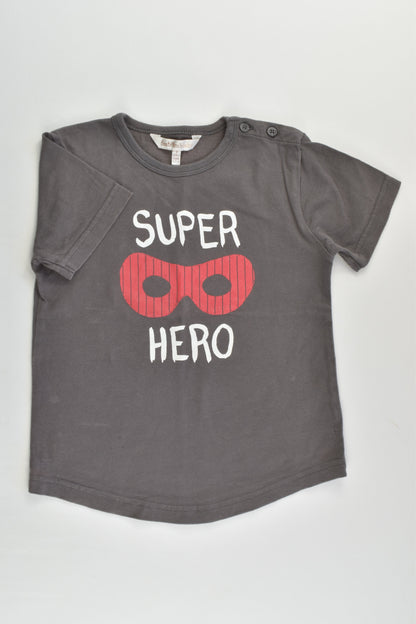 Fox & Finch Size 2 (24 months) 'Superhero' T-shirt