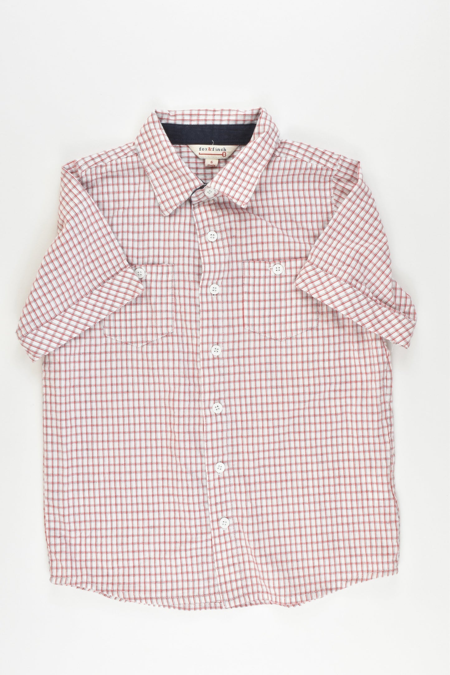 Fox & Finch Size 6 Collared Shirt