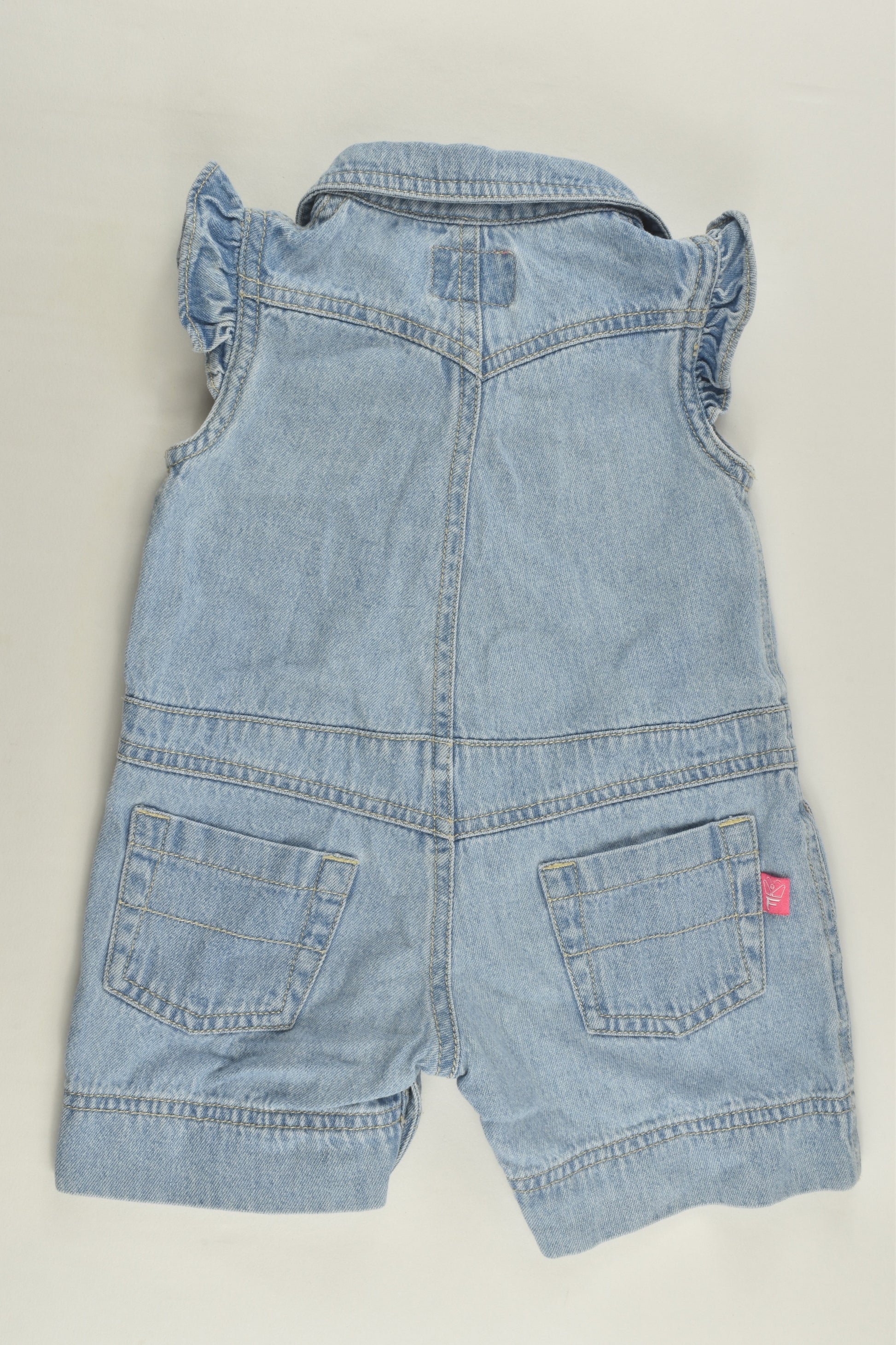 Fred Bare Size 00 Denim Playsuit