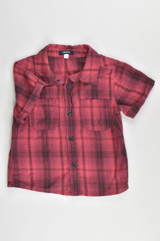 Fred Bare Size 2 Collared Casual Shirt