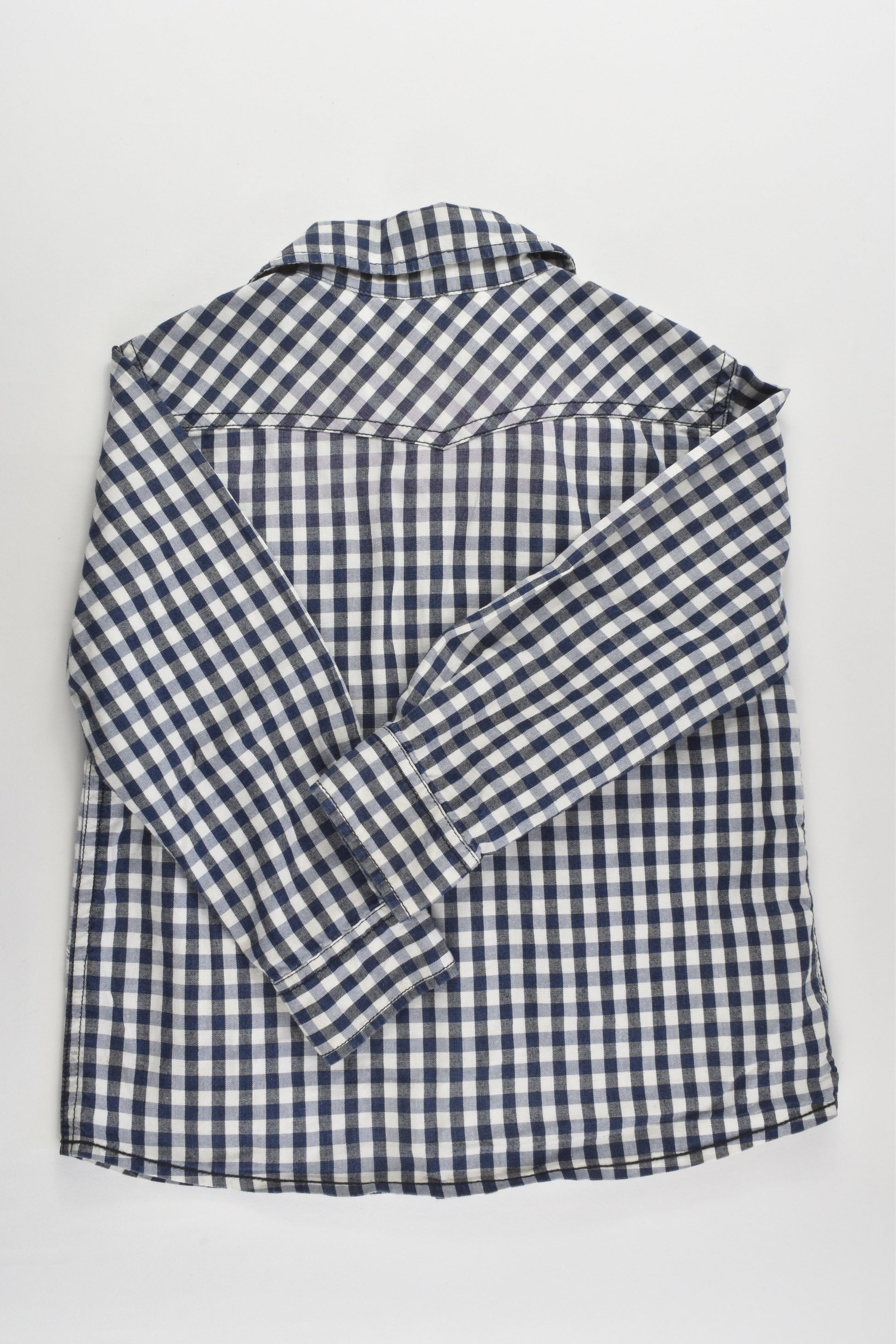 Fred Bare Size 4 Checked Collared Shirt