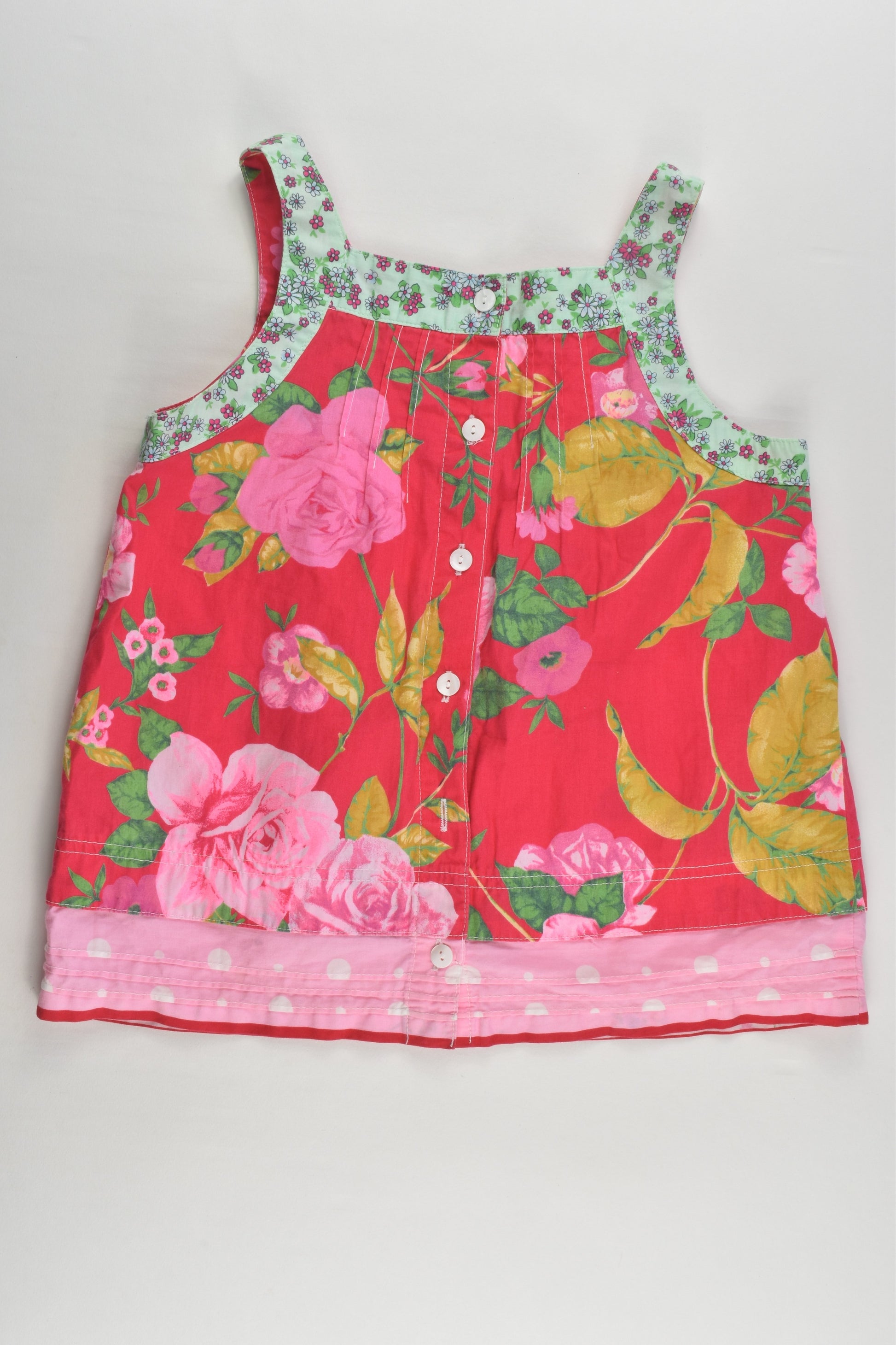 Fred Bare Size 8 Floral Blouse