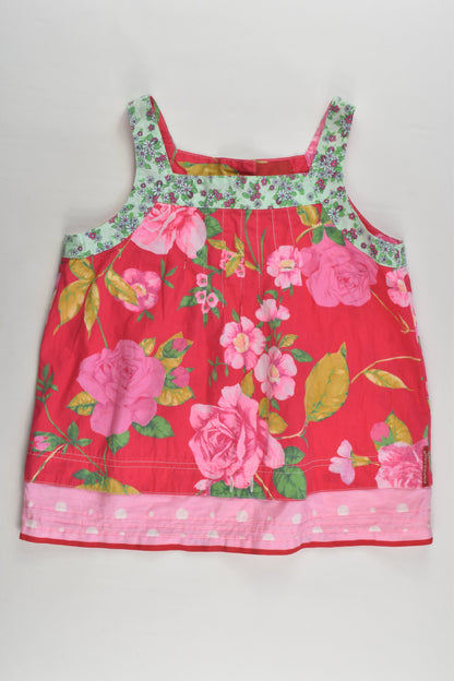 Fred Bare Size 8 Floral Blouse
