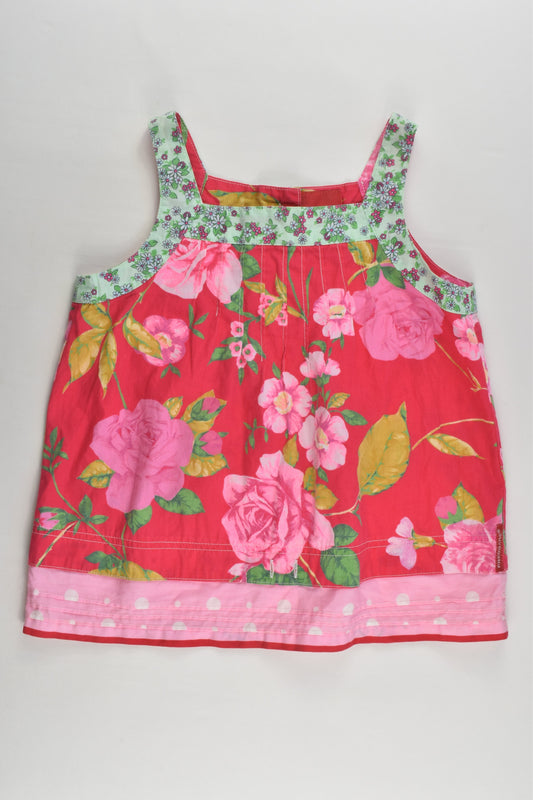 Fred Bare Size 8 Floral Blouse