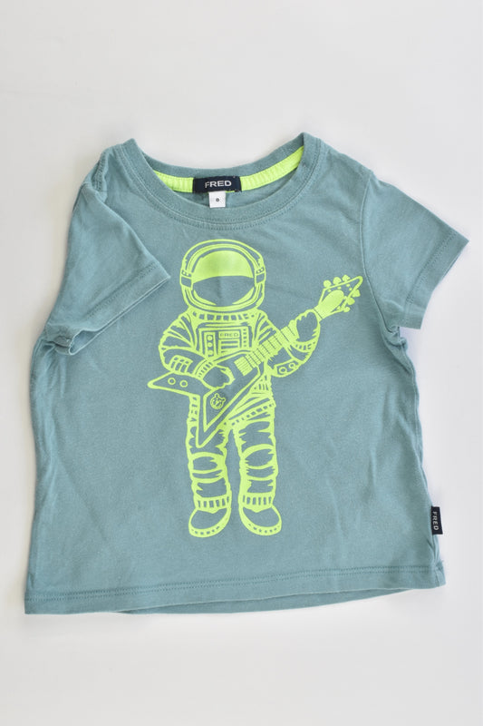 Fred Size 0 Astronaut Playing Guitar T-shirt