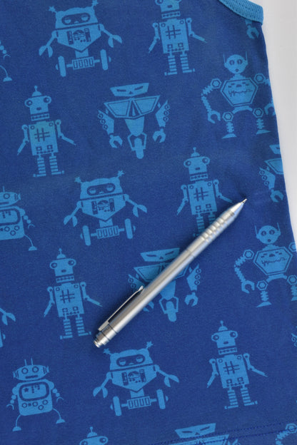 Fred's World by Green Cotton (Denmark) Size 92 cm (2) Robot Singlet
