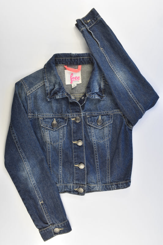 Free by Cotton On Size 12 Denim Jacket