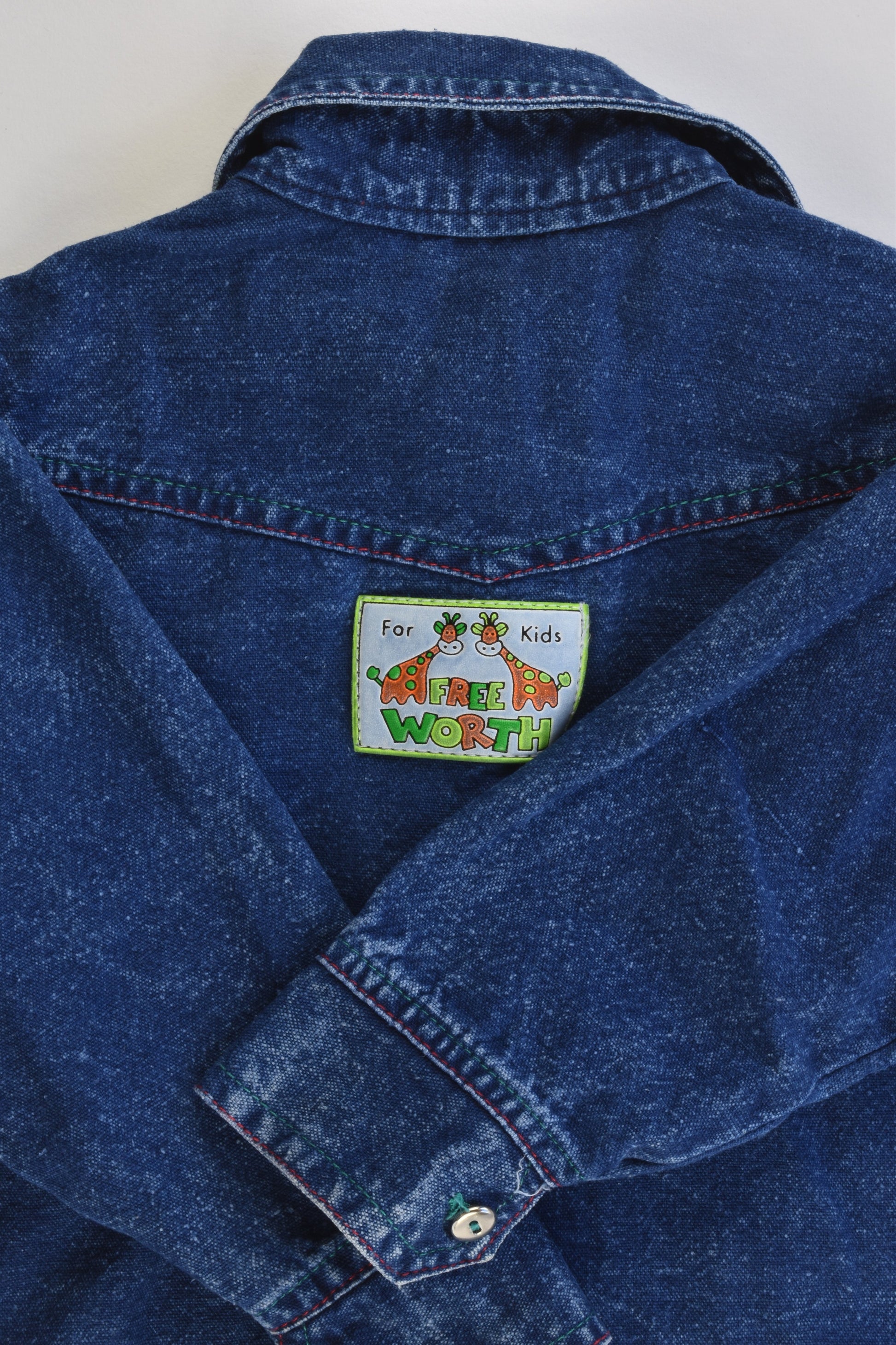 Free Worth Size 1 Vintage Style Denim Jacket