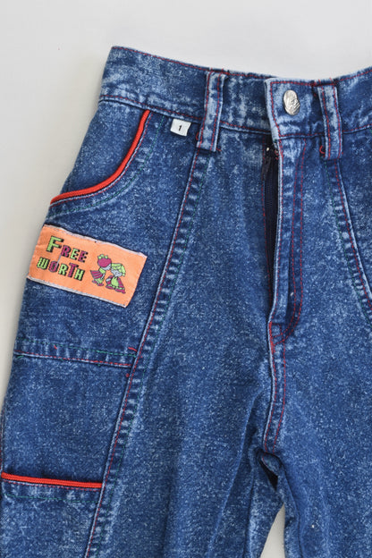 Free Worth Size 1 Vintage Style Denim Pants