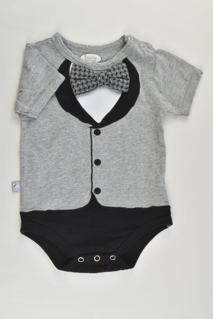 Frenchie Mini Couture (US) Size 0 (12 months) Bow Bodysuit