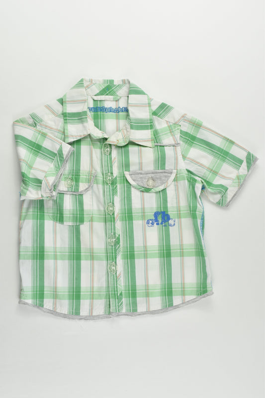 Freshbaked Size 1 Checked Collared Shirt