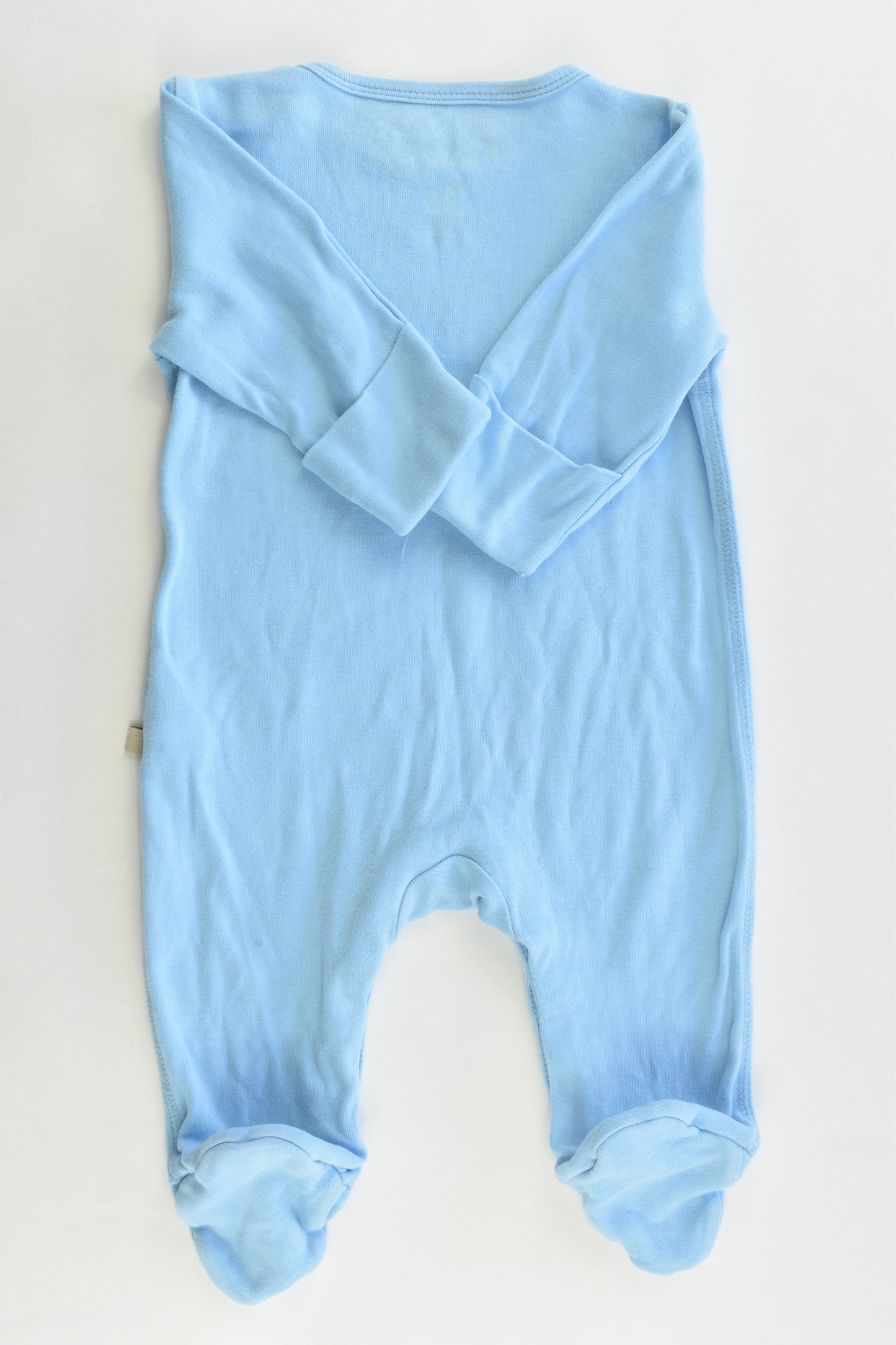 Frugi Size Newborn (000) Organic Cotton Footed Penguin Romper