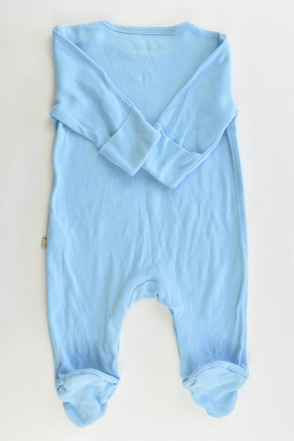 Frugi Size Newborn (000) Organic Cotton Footed Penguin Romper
