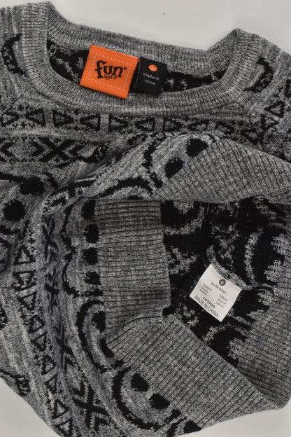 Fun Spirit Size 6 Skulls Knitted Jumper