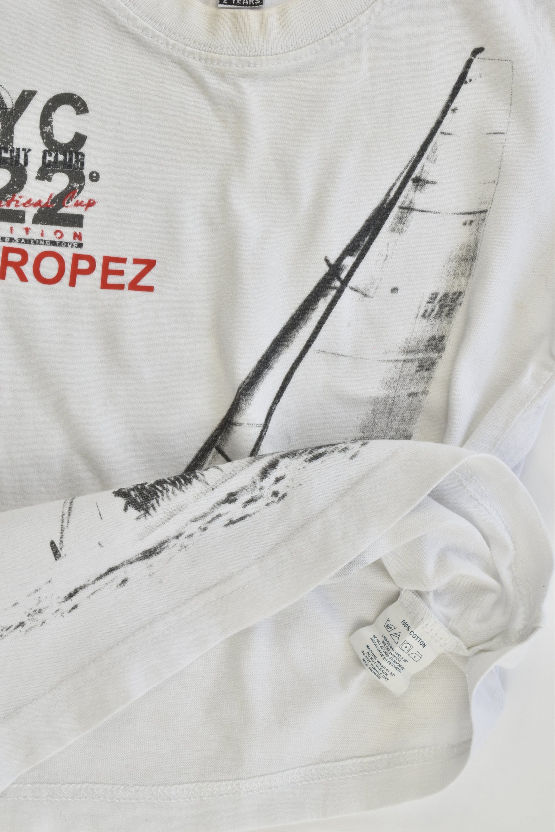 G Size 2 'St Tropez' Sailboat T-shirt