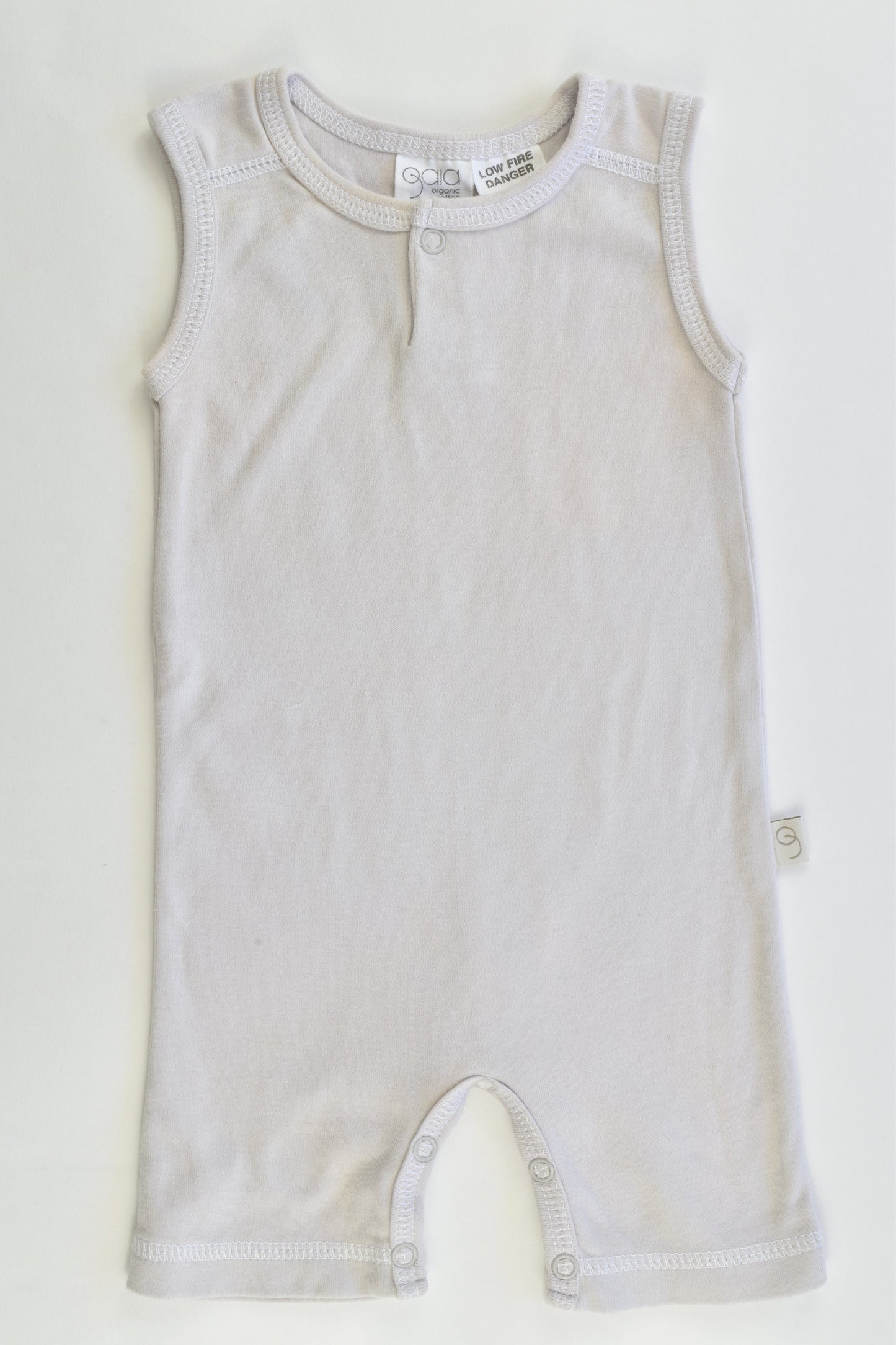 Gaia Size 000 (62 cm) Organic Cotton Romper