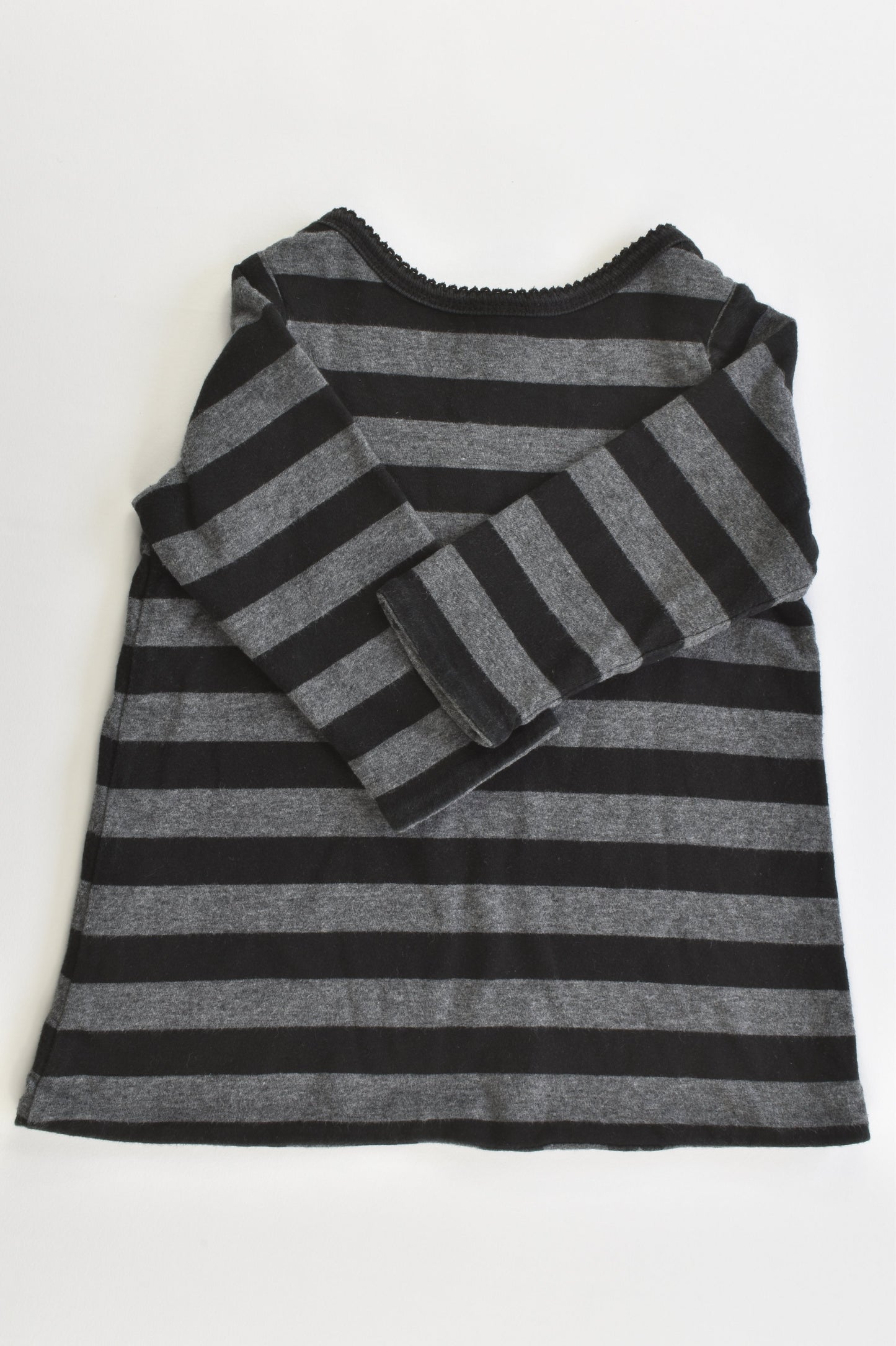Gap Size 0 (6-12 months) Reversible Stripes/Love Hearts Top/Tunic