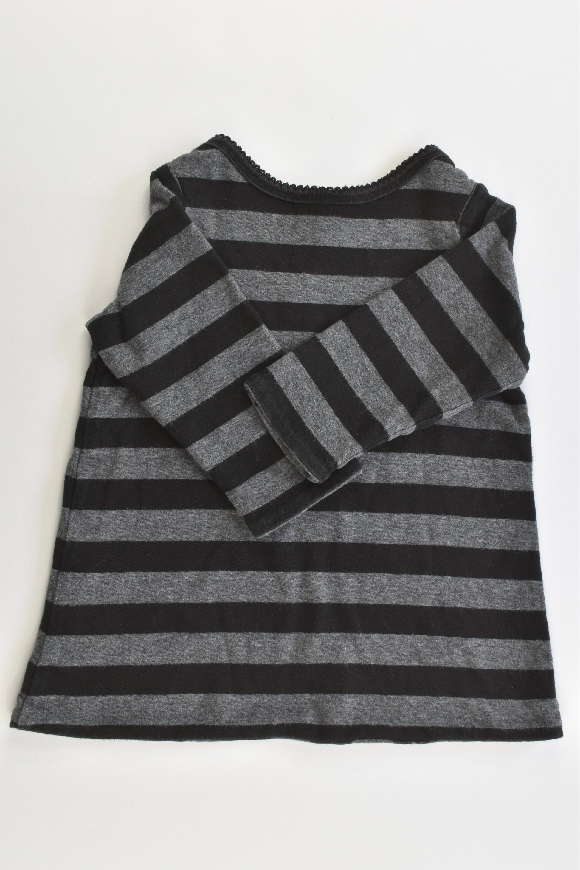 Gap Size 0 (6-12 months) Reversible Stripes/Love Hearts Top/Tunic