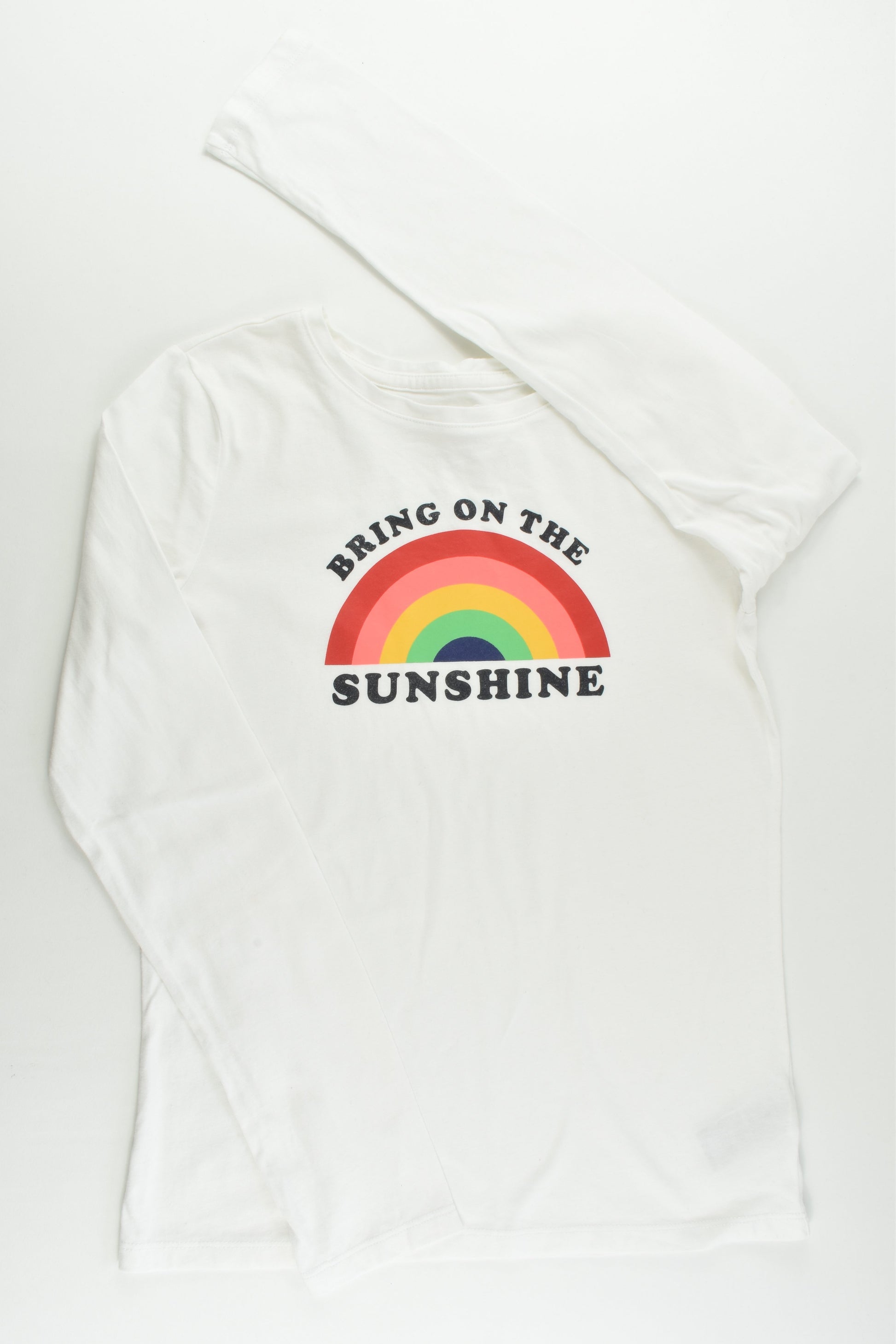 Gap Size 12-13 'Bring On The Sunshine' Rainbow Top