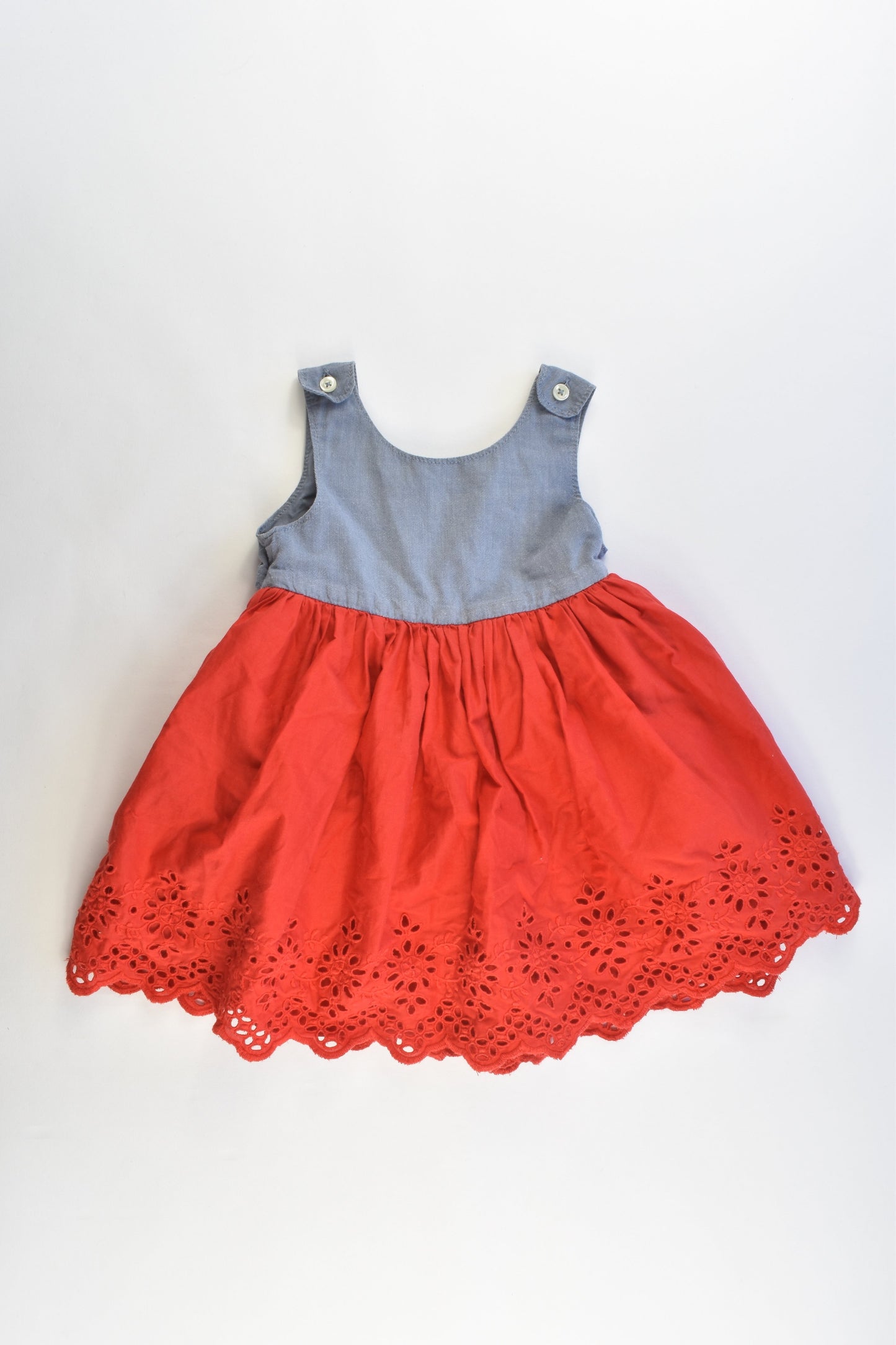 Gap Size 18-24 months Layered Lace Hem Dress