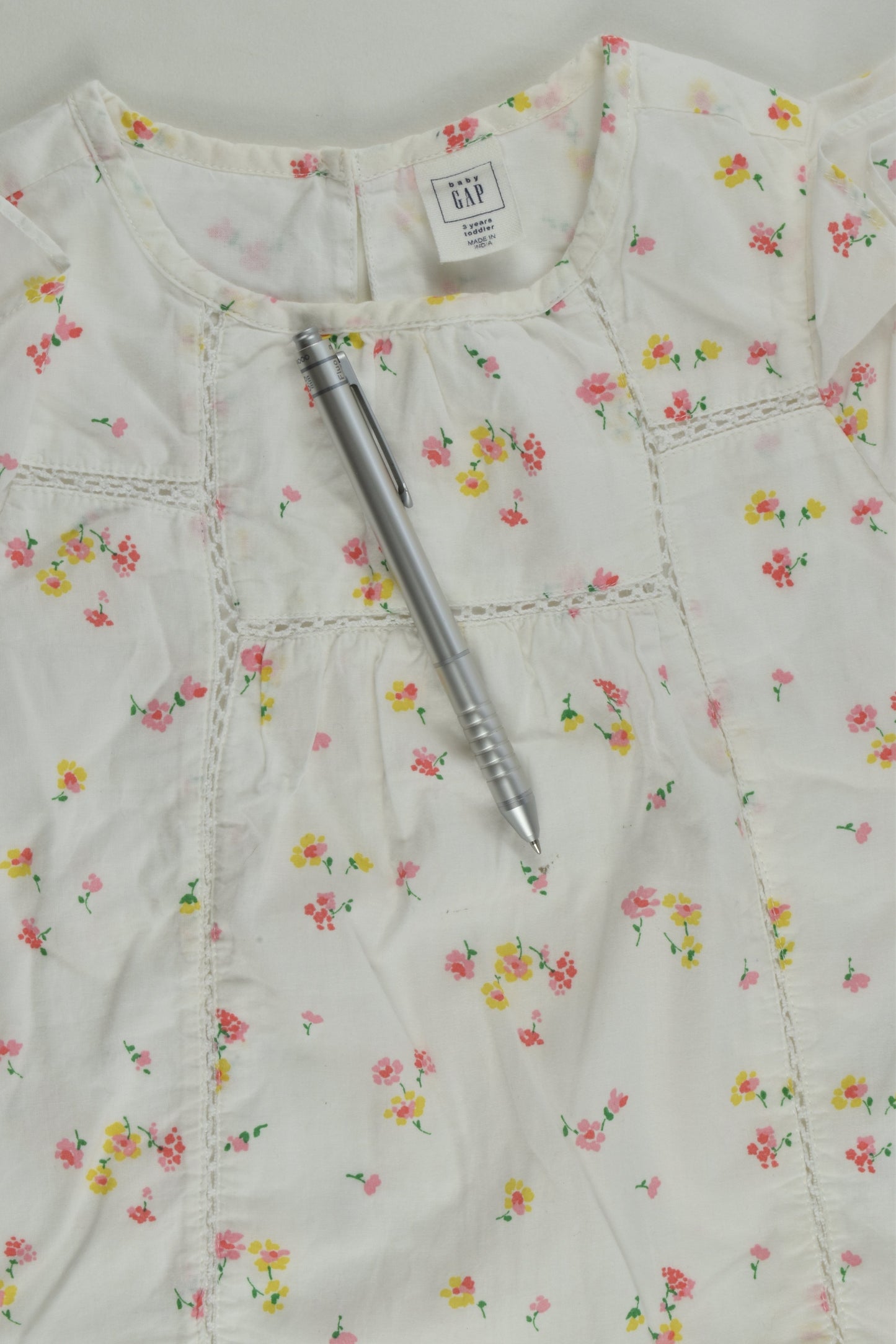 Gap Size 3 Lined Floral Shirt