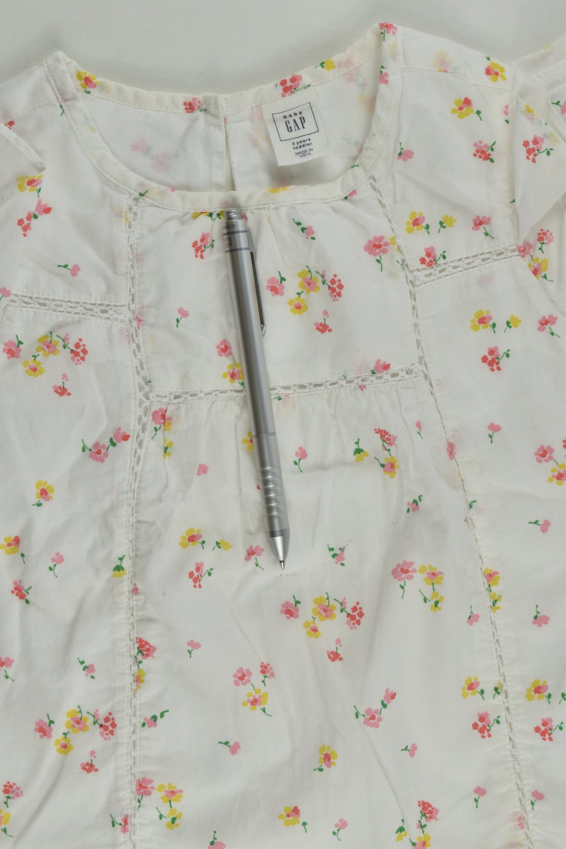 Gap Size 3 Lined Floral Shirt