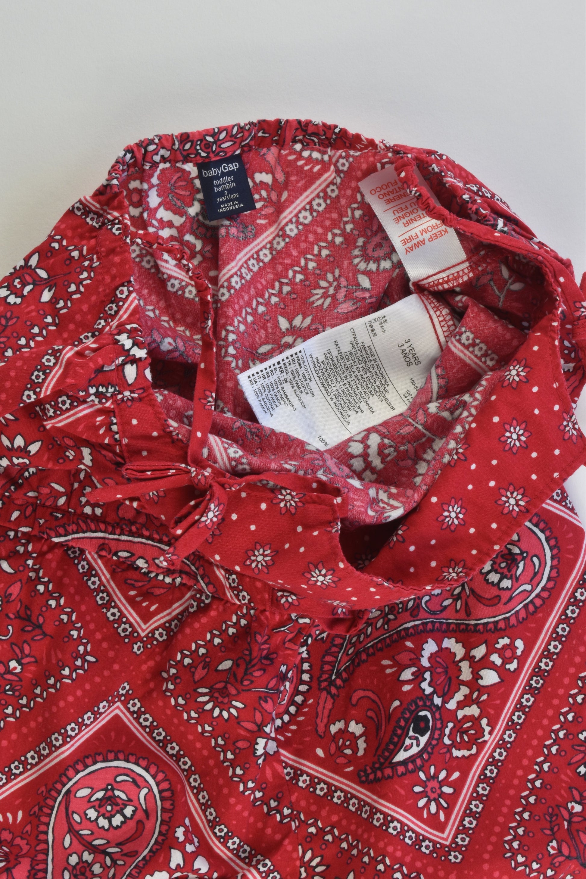 Gap Size 3 Wild and Free Print Short Playsuit